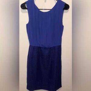 Banana Republic Royal Blue Sleeveless Mini Dress